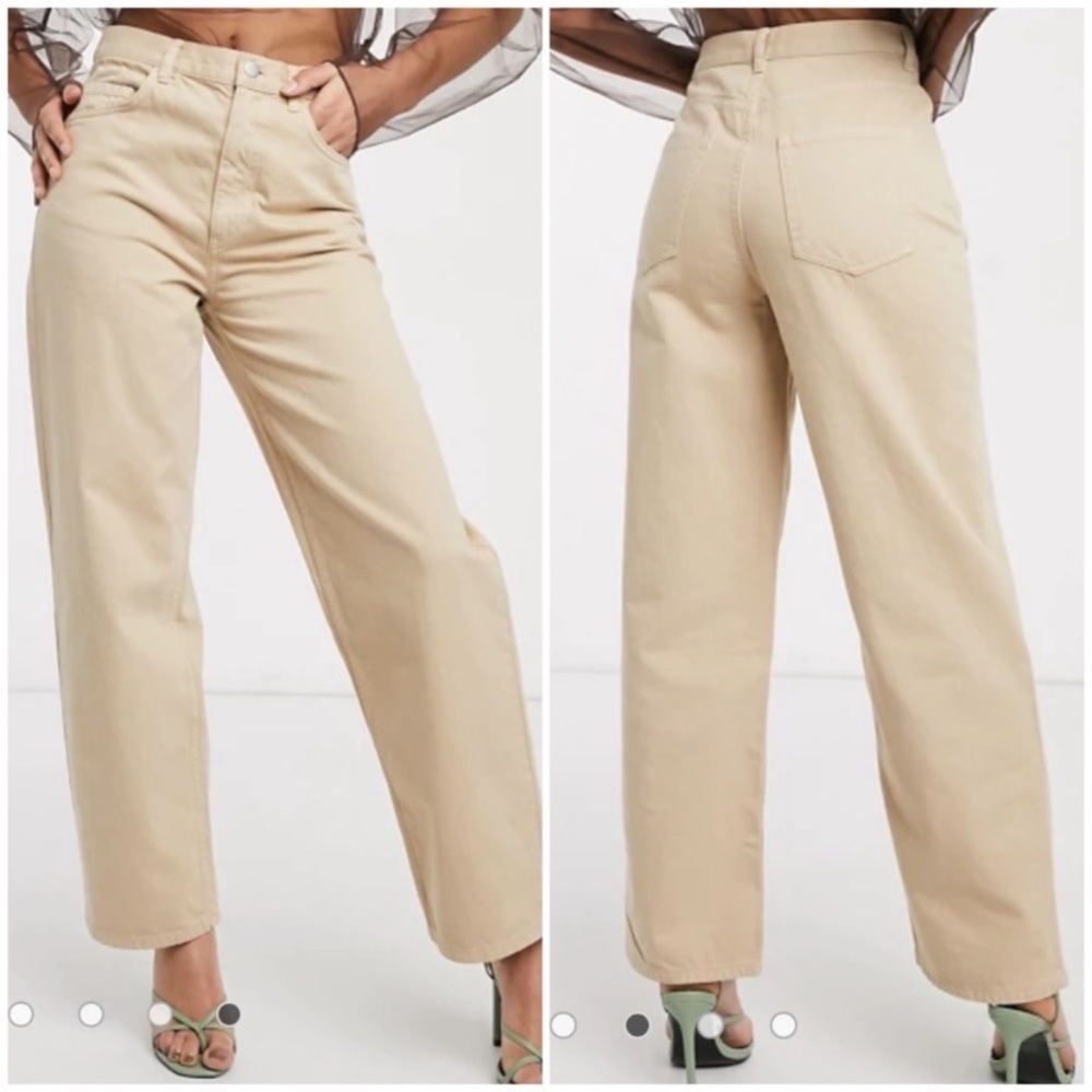 & Other Stories Cotton Straight Leg Pant 6